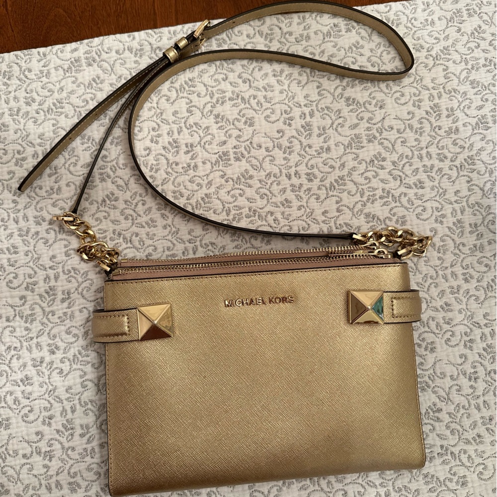 Cross body bag (gold)